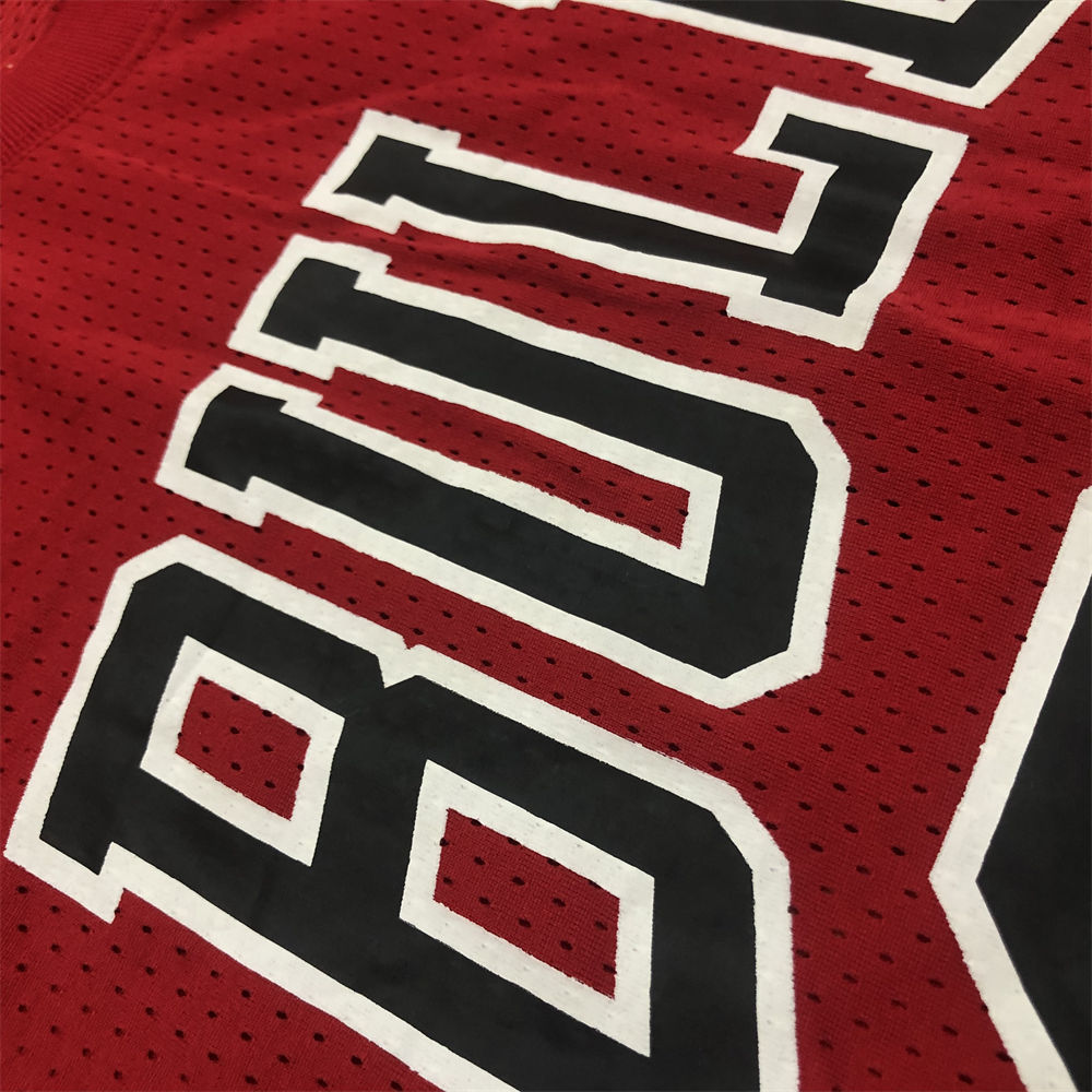NBA Chicago Bulls Mitchellness Red Jersey PIPPEN#33 S-XXL