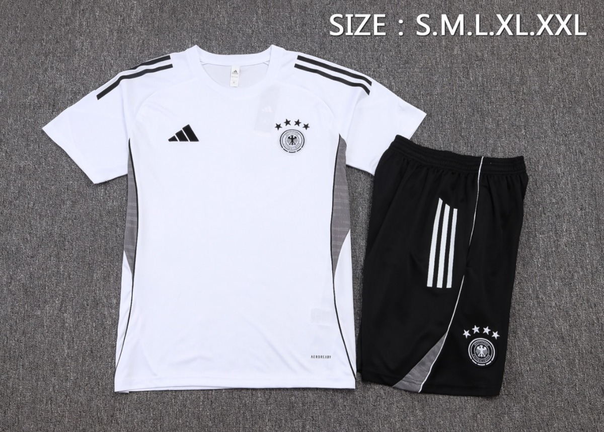 2026 Germany White Training Set Shirt and Shorts