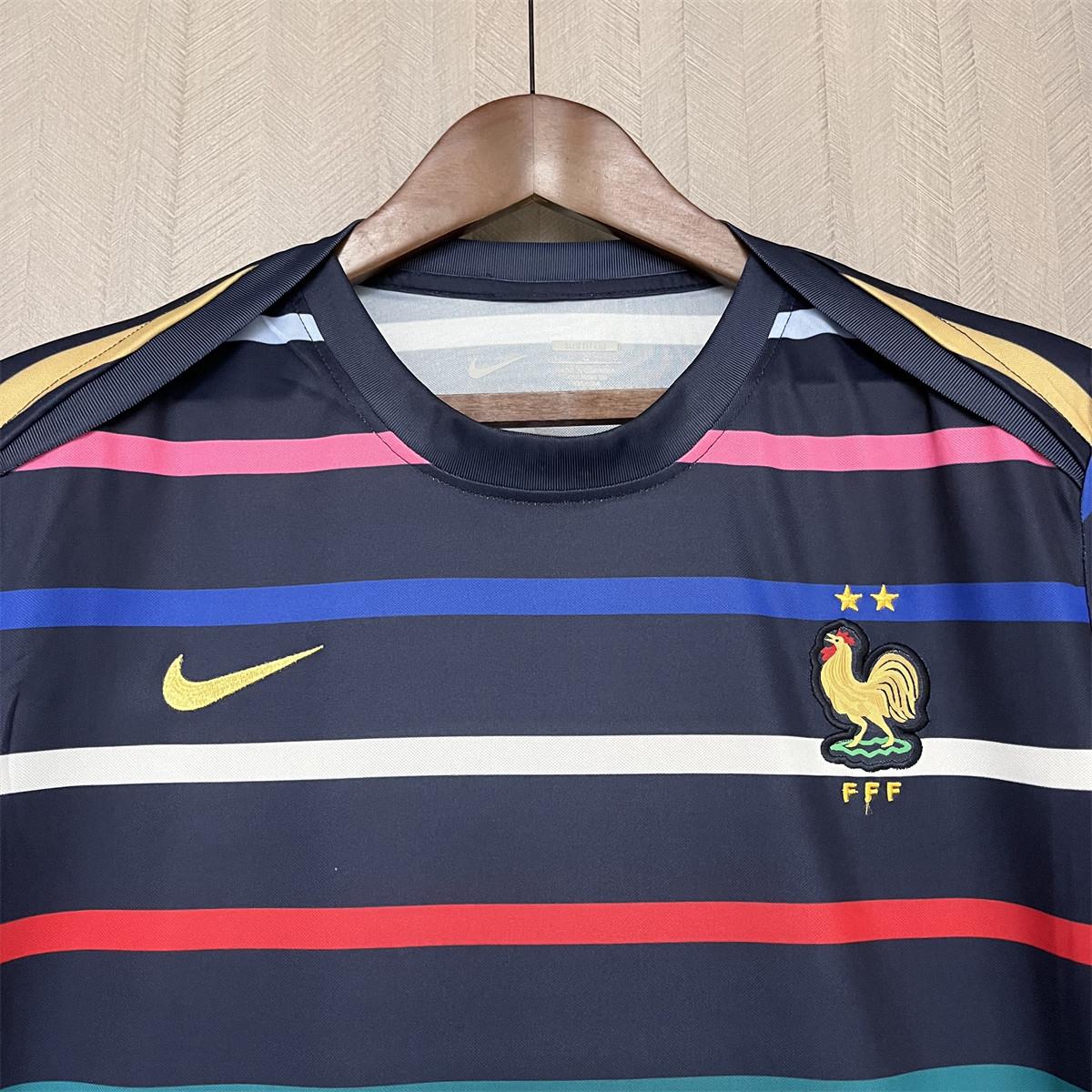 2024/25 France Euro Pre-match training uniform Jersey Fan Version