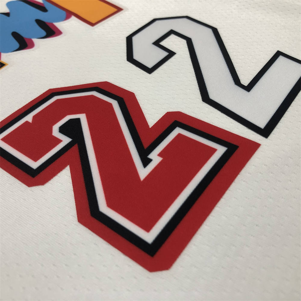 NBA Miami Hearts Round Neck City Edition White Jersey BUTLER#22 S-XXL