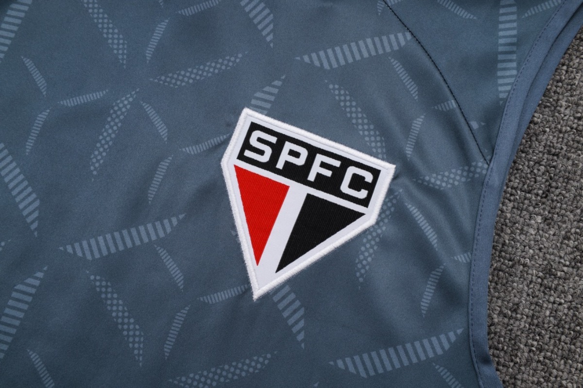 2026 Sao Paulo Grey Training Set Shirt and Shorts