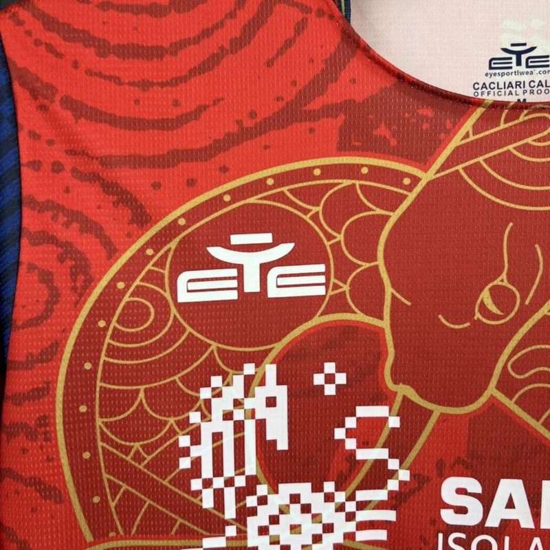 2024/25 Cagliari Calcio Year of the Snake Limited Edition Jersey Fan Version