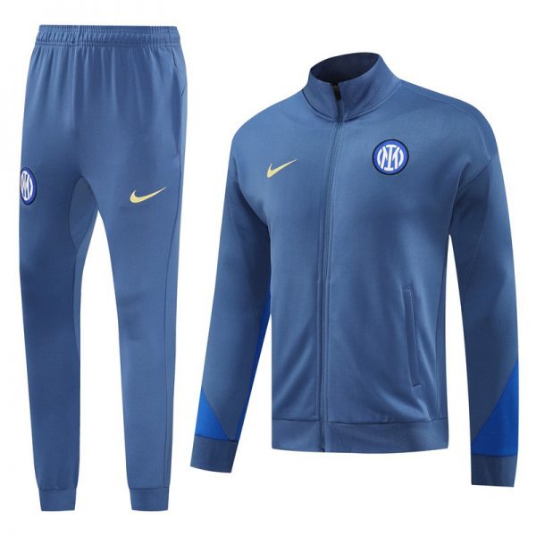 2024 Inter Milan Blue Jacket Training Suit Set Football Team Shirt Sports Fashion