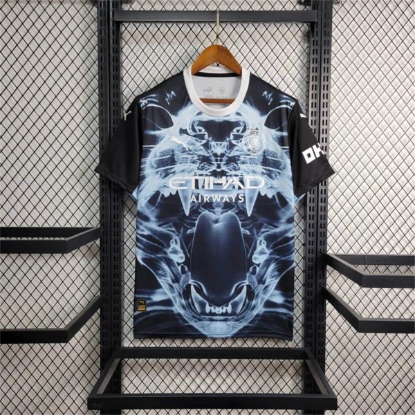 2025/26 Manchester City Black and blue concept version Jersey Fan Version