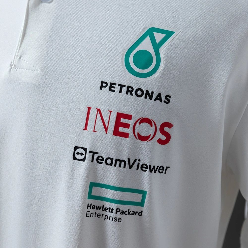 F1 Racing Mercedes-AMG 2025 White Shirt