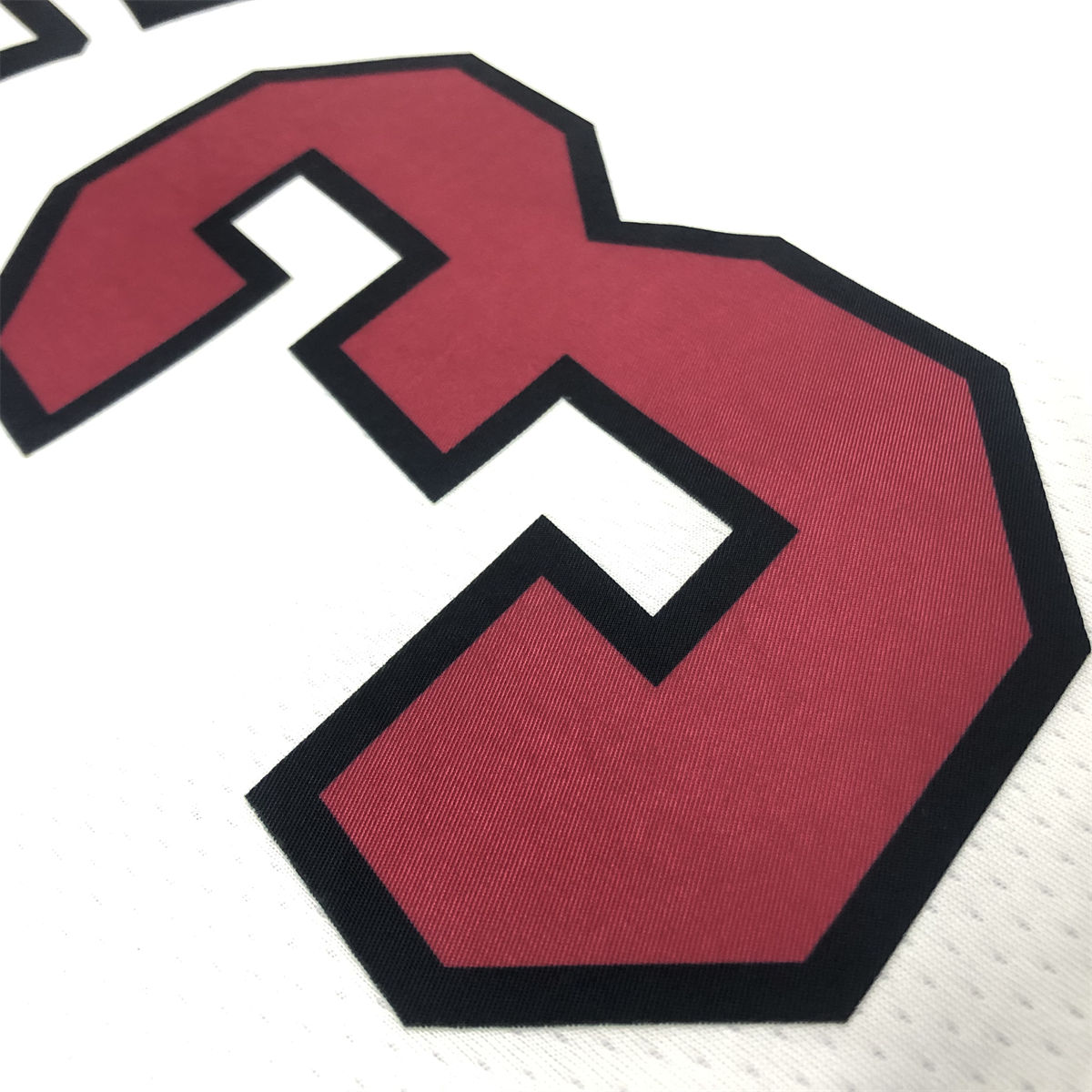 NBA Miami Hearts V-Neck White Jersey WADE#3 S-XXL