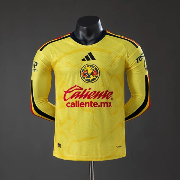 2026/27 Club America Home Jersey Long Sleeve Player Version