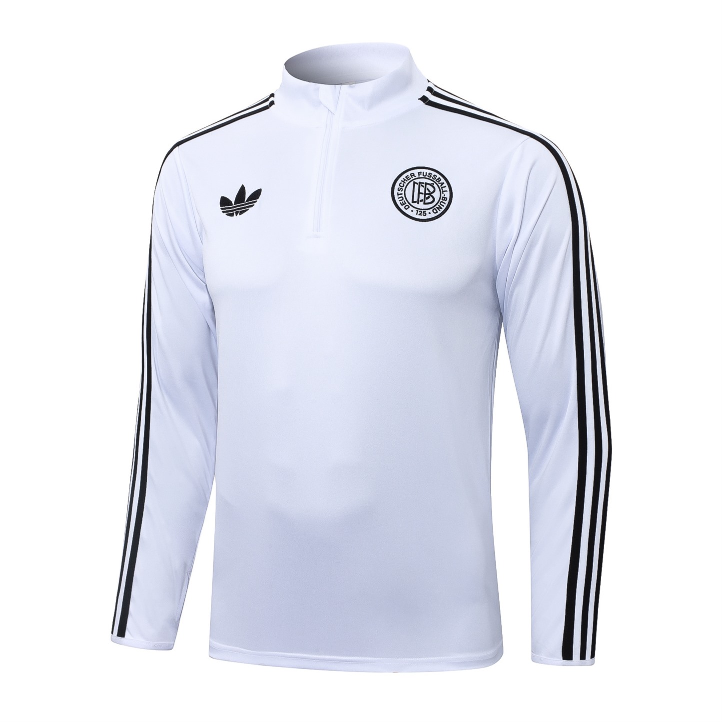 2025/26 Germany Black white Long-sleeved half-pull training kit Football team kit
