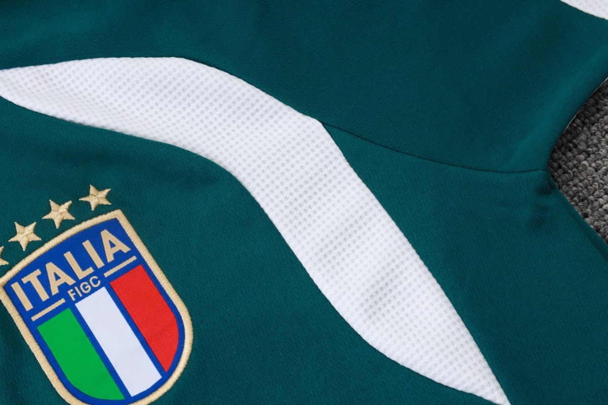 2026 Italy Green Training Set Shirt and Shorts