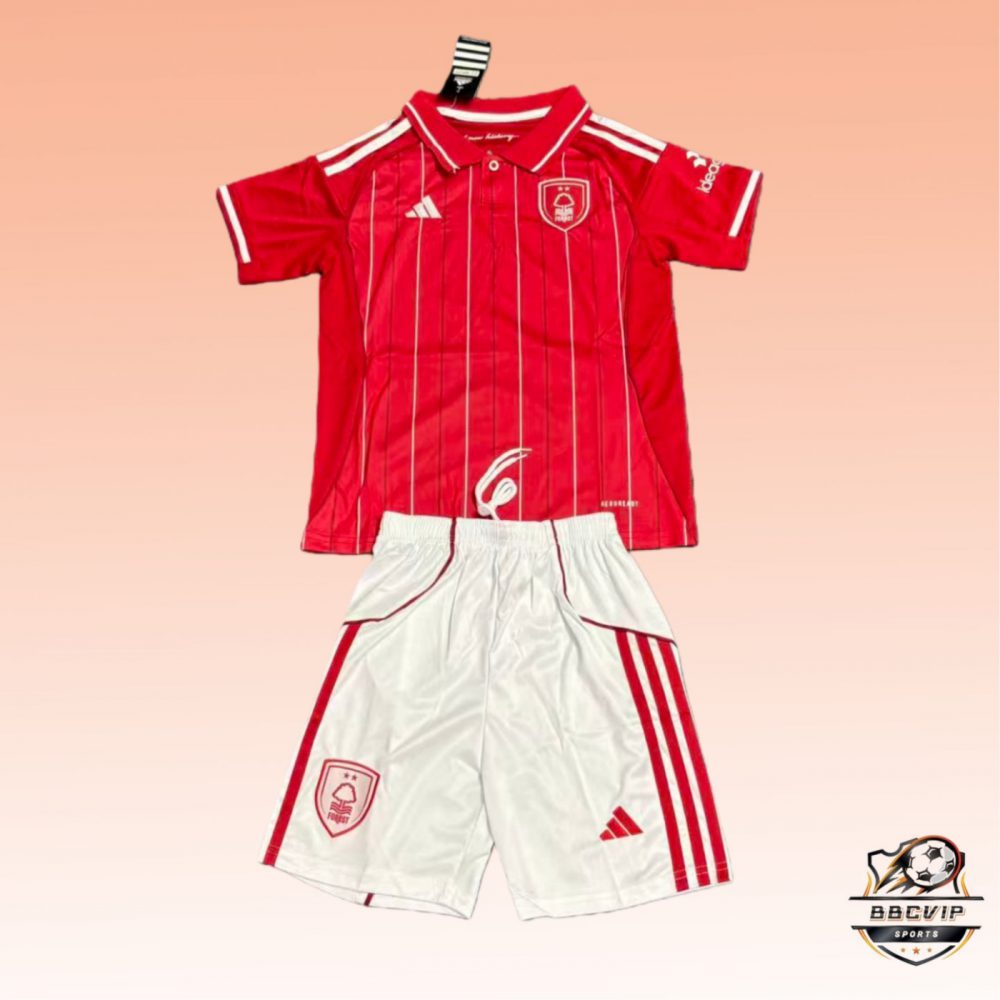 2025/26 Nottingham Home jersey Kid Kits Size 16-28