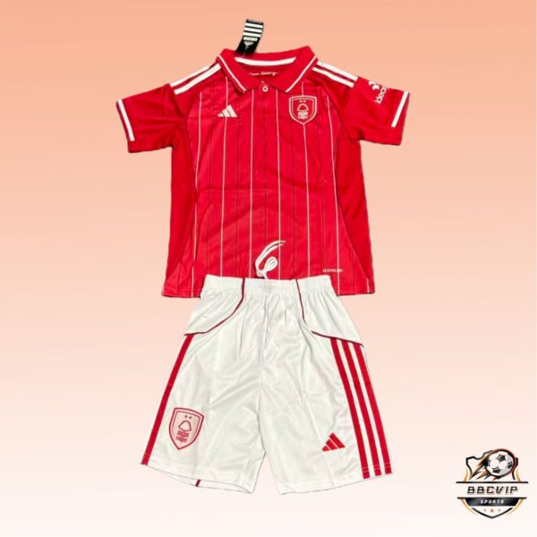 2025/26 Nottingham Home jersey Kid Kits Size 16-28