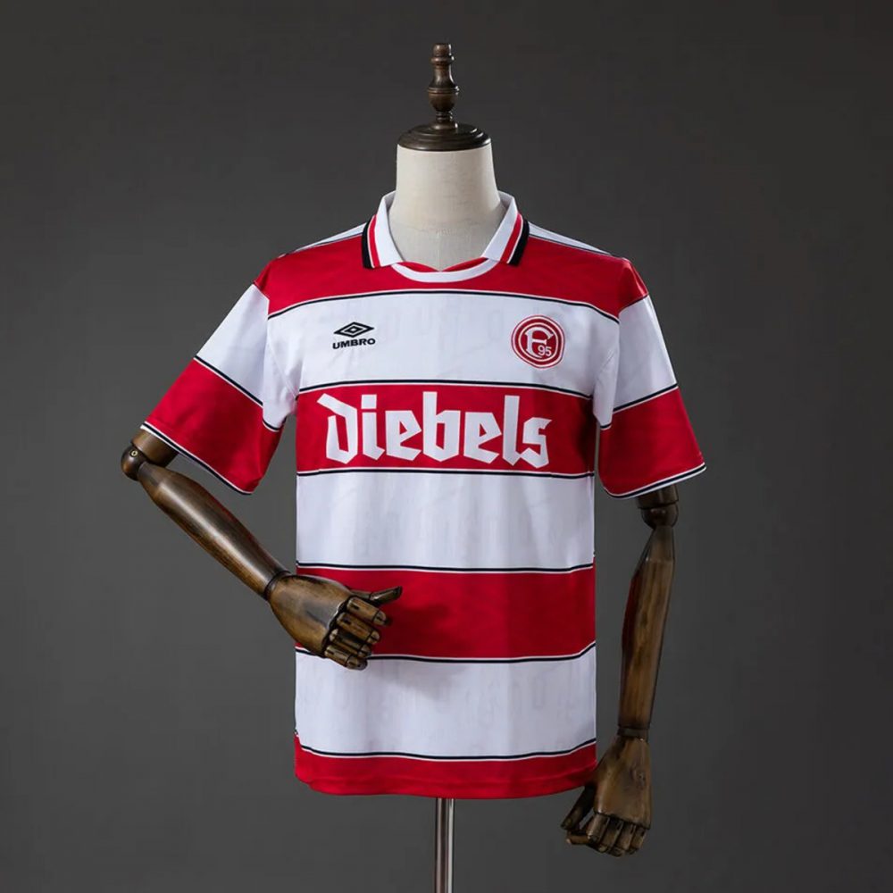 Retro Fortuna Düsseldorf 1996 Home Jersey Fan Version