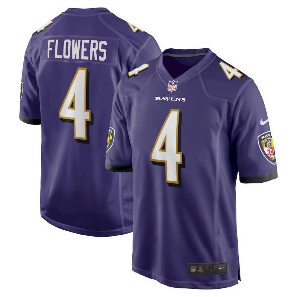 NFL Baltimore Ravens Jeysey FLOWERS #4