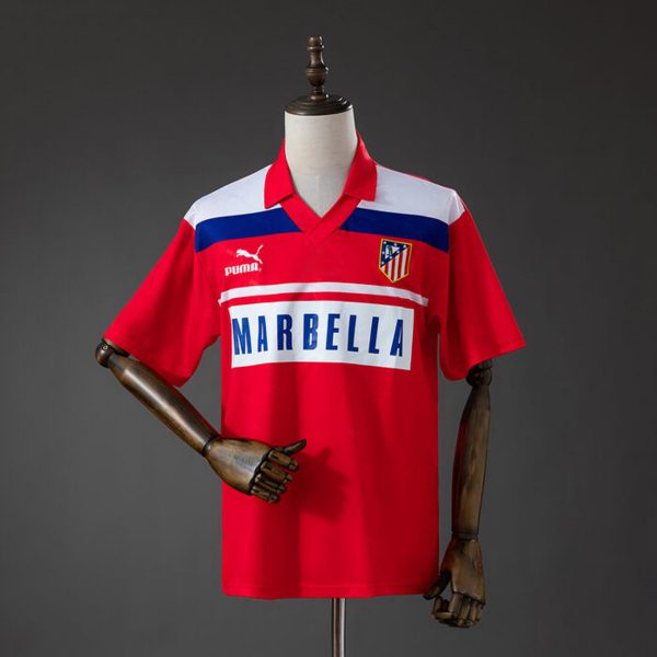 Retro Atletico Madrid 1991/92 Away Jersey Fan Version
