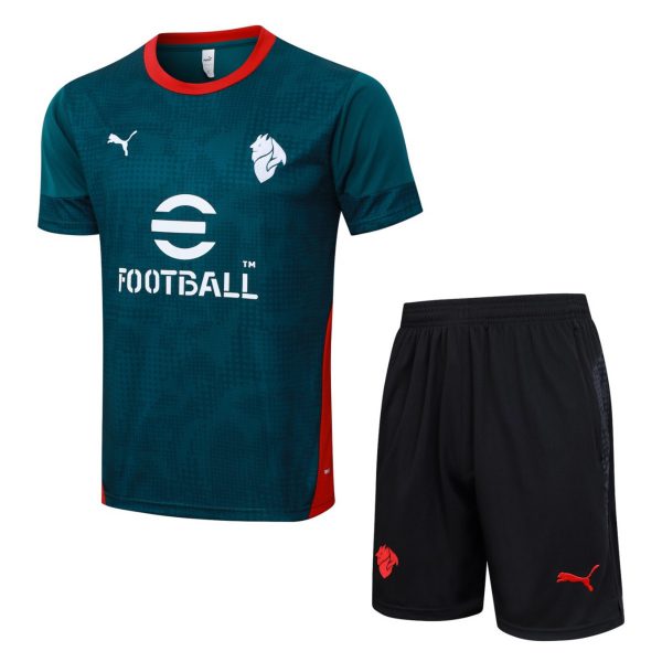 2026 AC Milan Green Training Set Shirt and Shorts
