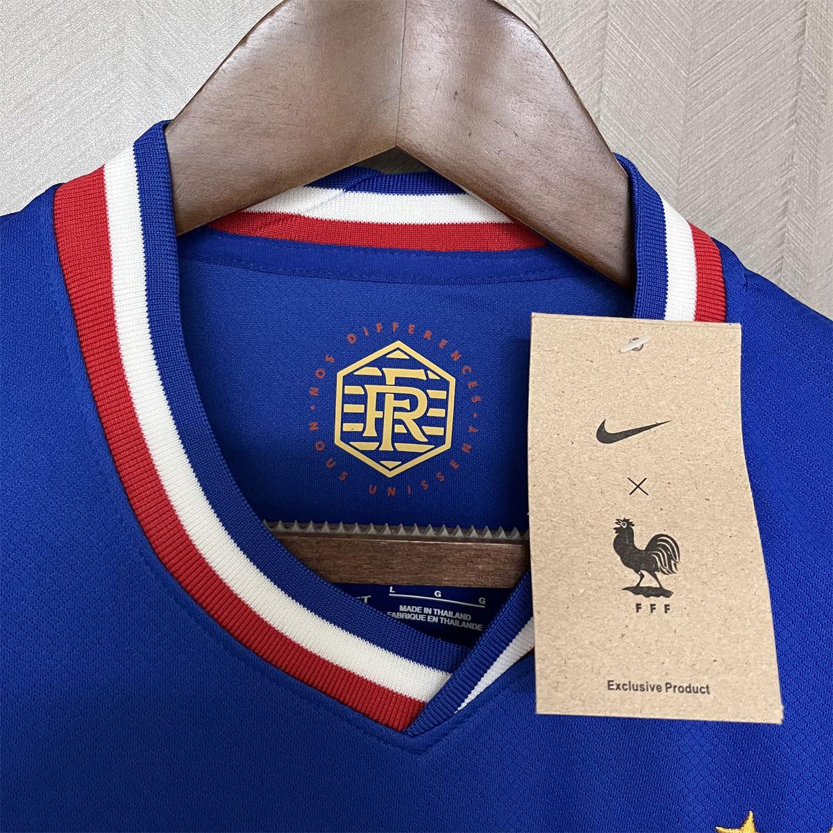 2024/25 France Euro Home Jersey Fan Version