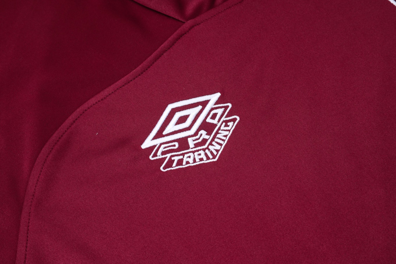 2026 Fluminense Maroon Long-sleeved half-pull training kit