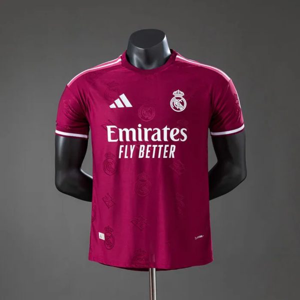 2026 Real Madrid Special Edition Wine Red jersey Player version