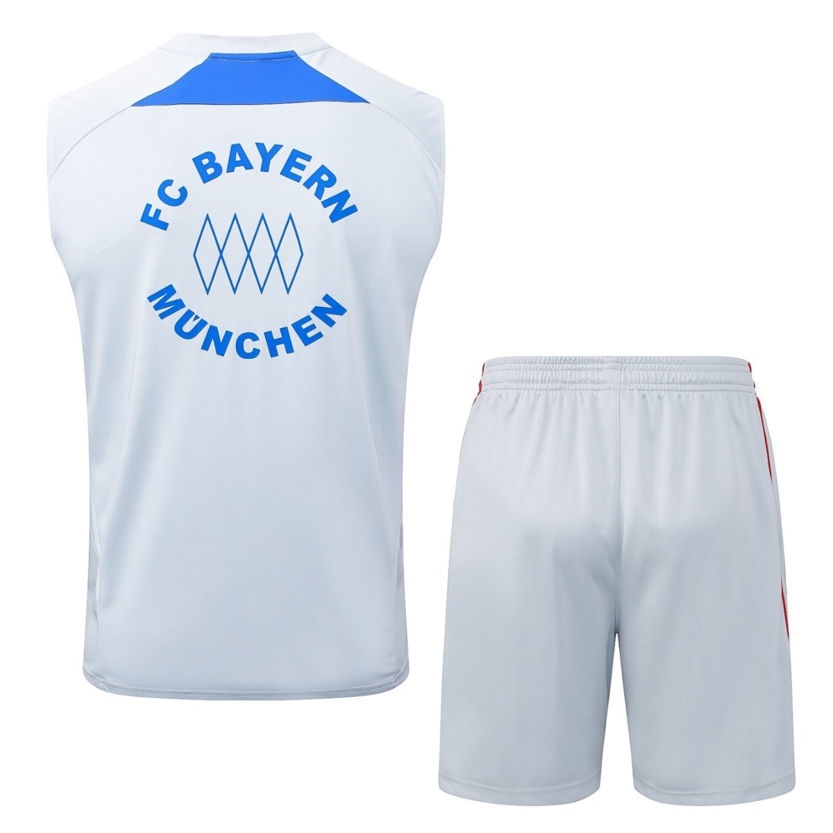 2026 Bayern Munich Grey Training Set Shirt and Shorts