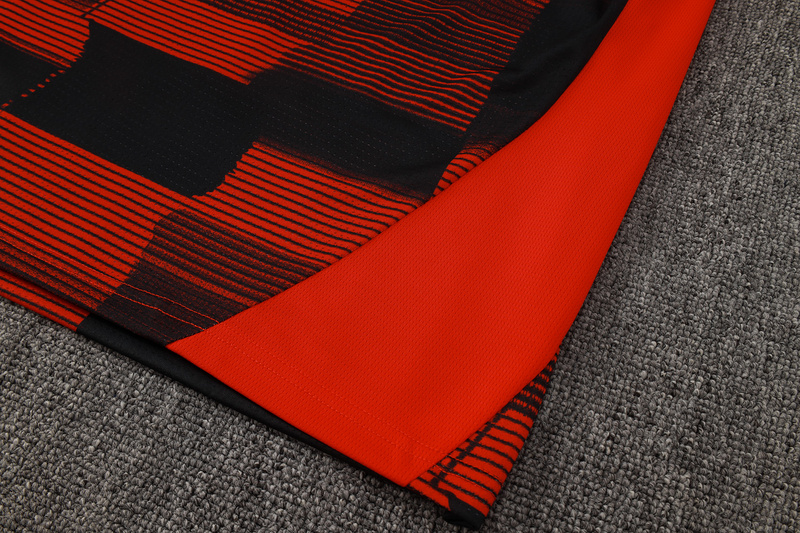 24/25 AC Milan Red Black Training Set Shirt and Shorts