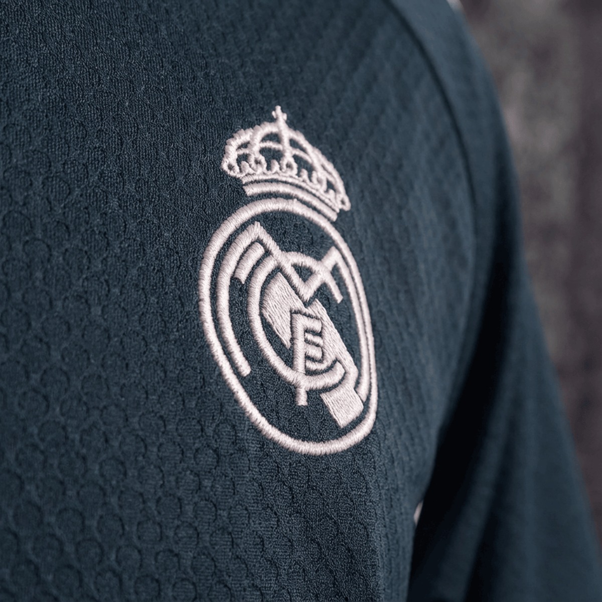 2025/26 Real Madrid Training Deep Grey jersey Fan version