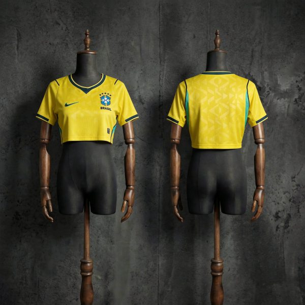Women's Football Vest Brazil 2026 World Cup Home Jersey