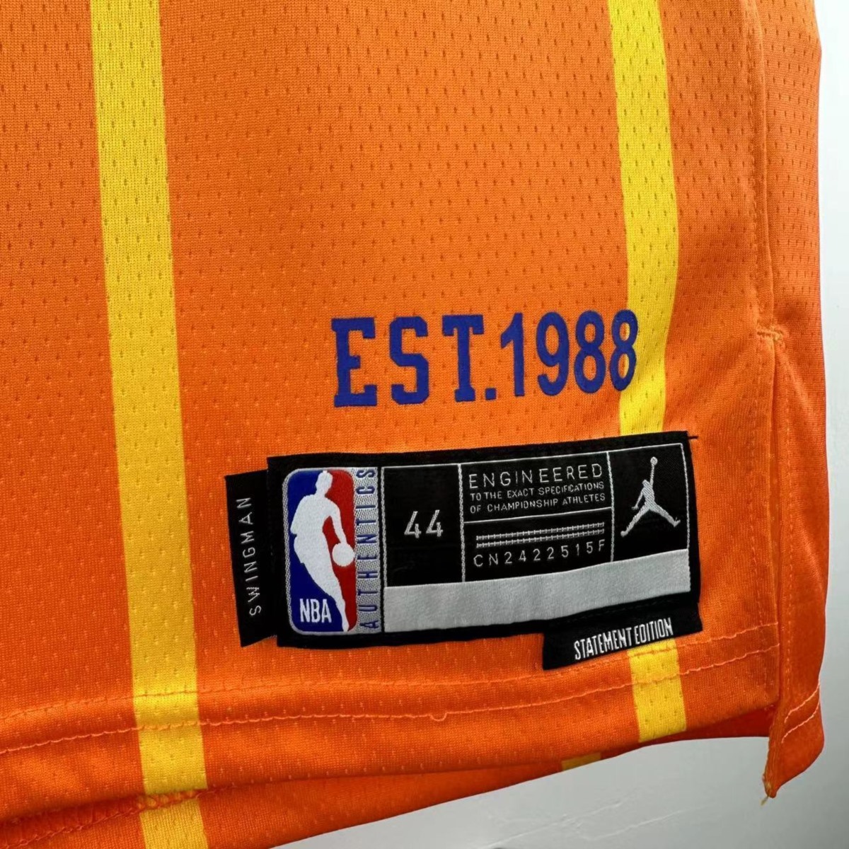 NBA 2026 Charlotte Hornets City Edition Orange Jersey BALL#1