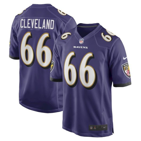 NFL Baltimore Ravens Jeysey CLEVELAND #66