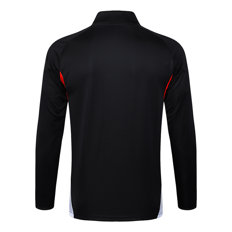 2025/26 Bayern Munich Black Jacket Training Suit Set Football Team Shirt Sports Fashion