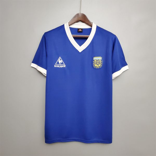 Retro Argentina 1986 Away jersey Fan Version