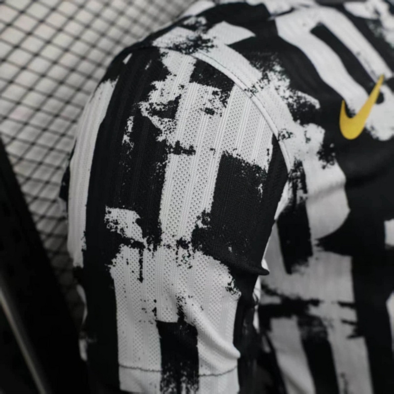 2025/26 Barcelona Black and White Training jersey Player Version