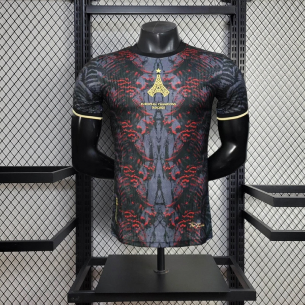 2025/26 PSG (CAMPEONES DE EUROPA) Grey jersey Player Version