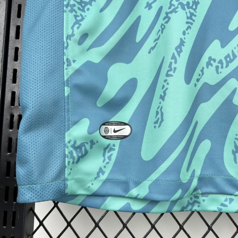 2025/26 Sporting Lisbon Blue goalkeeper jersey Fan version