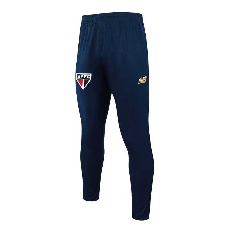 24/25 Sao Paulo Royal blue Yellow Long-sleeved half-pull training kit Football team kit