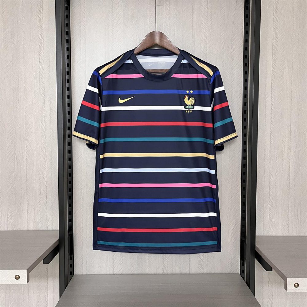 2024/25 France Euro Pre-match training uniform Jersey Fan Version