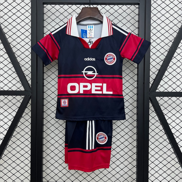 Retro Bayern Munich 97/99 Home jersey Kid Kits Size 16-28