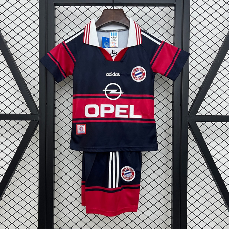 Retro Bayern Munich 97/99 Home jersey Kid Kits Size 16-28