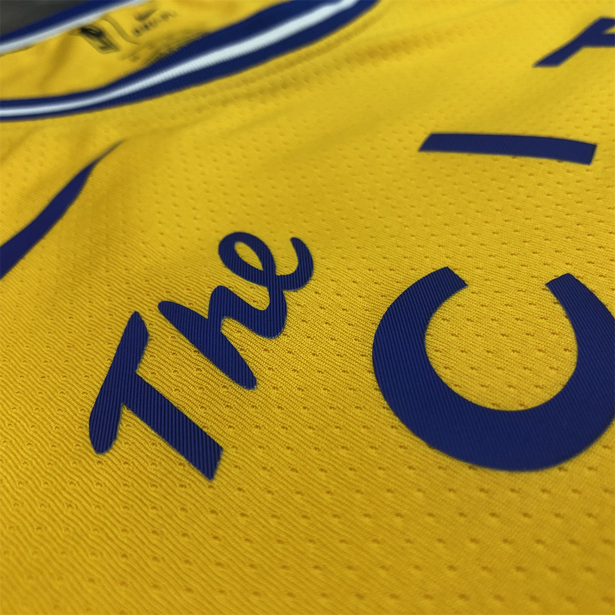 NBA Golden State Warriors Round neck Yellow Jersey CURRY#30 S-XXL