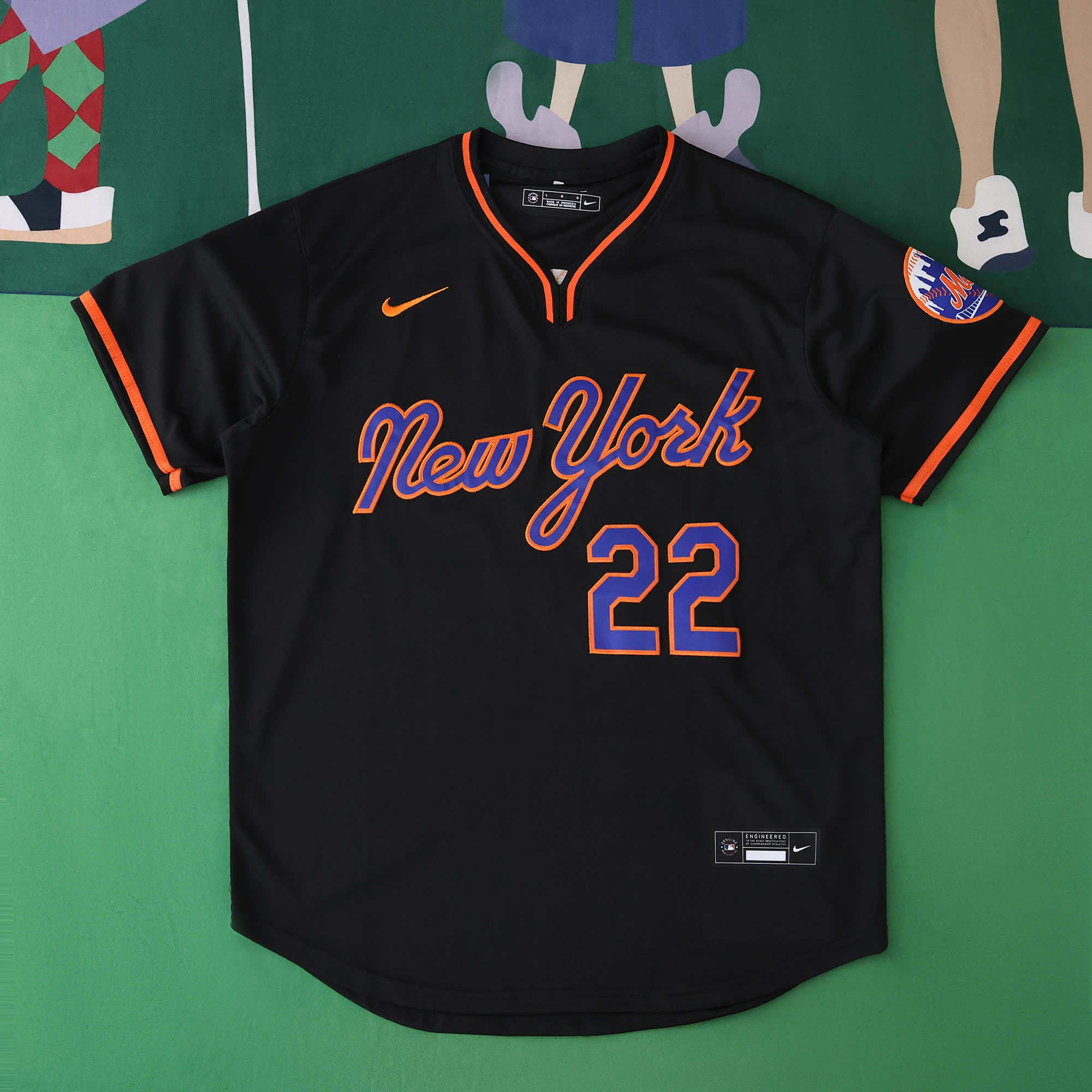 MLB 2025 New York Mets Black Jersey