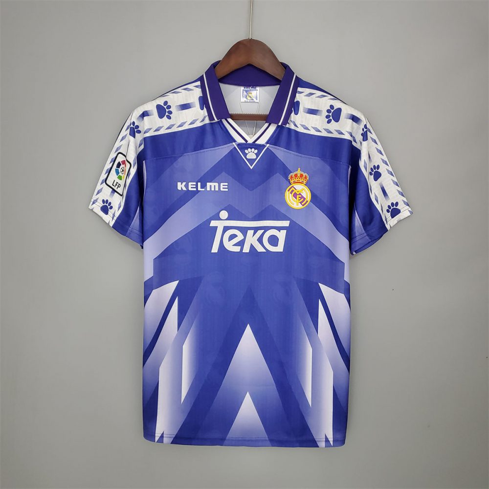 Real Madrid Retro 1996/97 away jersey Fan Version