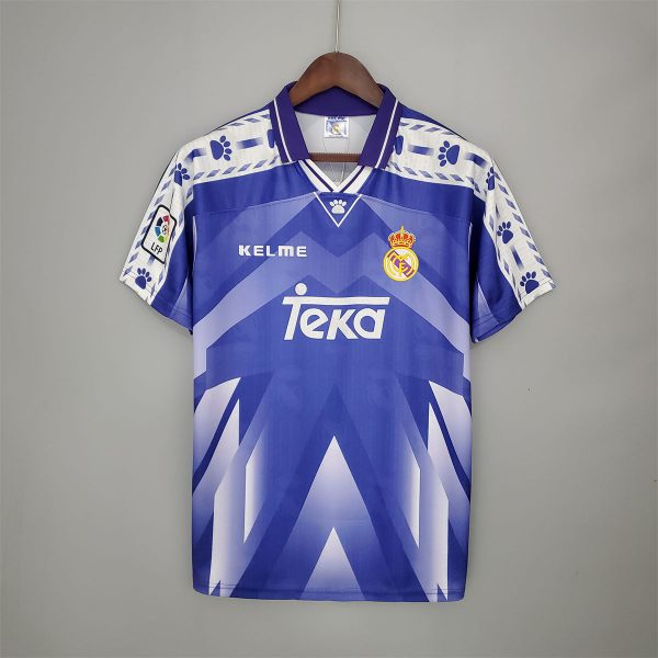 Real Madrid Retro 1996/97 away jersey Fan Version