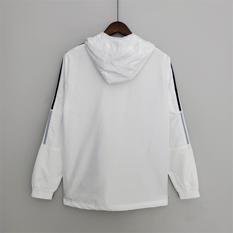 2022 Real Madrid Windbreaker White jersey Sport Unifom jersey Sport Unifom