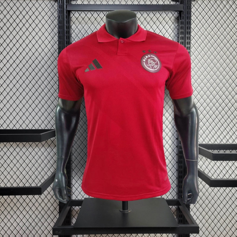 25/26 Ajax POLO Special Edition Red jersey Player Version