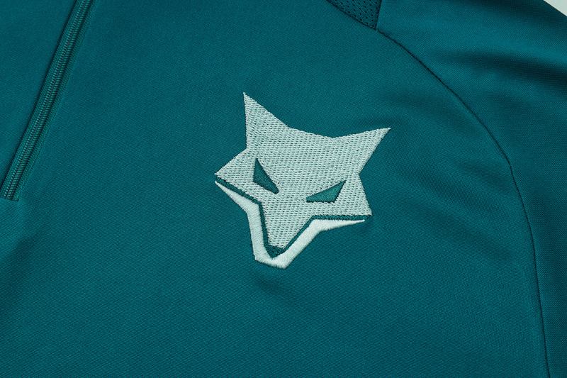 24/25 Cruzeiro Green Long-sleeved half-pull training kit Football team kit