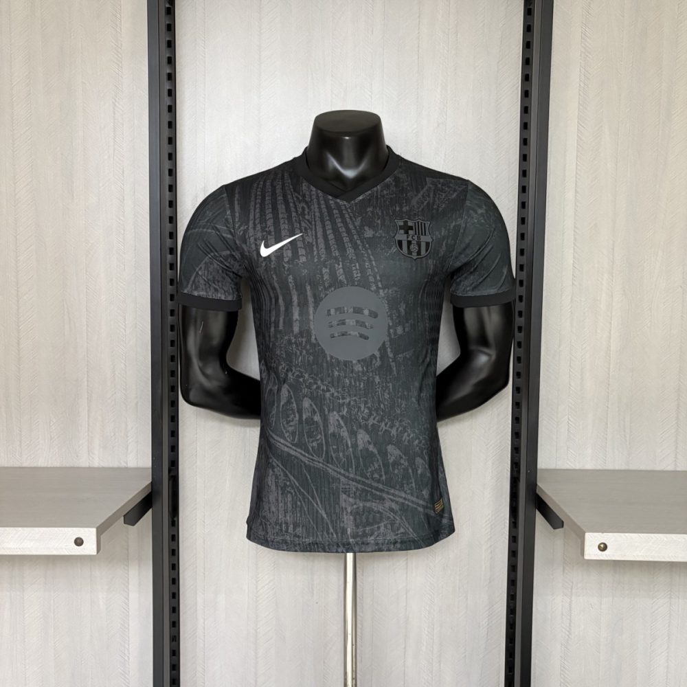 2026 Barcelona All Black Jersey Player Version