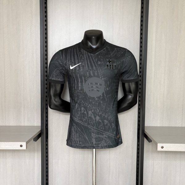 2026 Barcelona All Black Jersey Player Version