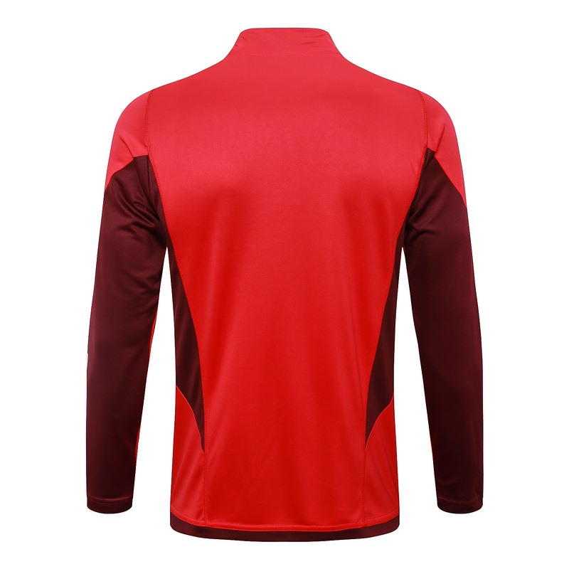 24/25 Internacional Red Long-sleeved half-pull training kit Football team kit