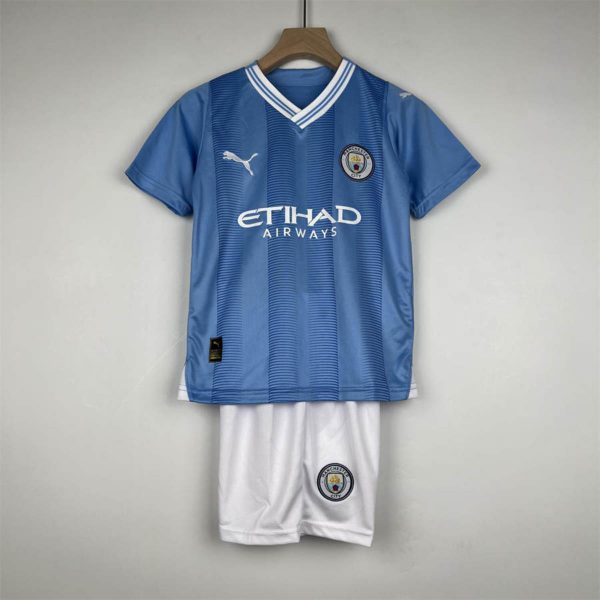 2023/24 Kids Manchester City Home jersey Kid Kits Size 16-28