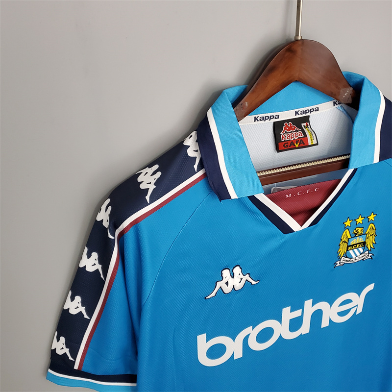 Retro Manchester City 97/99 home jersey Fan Version