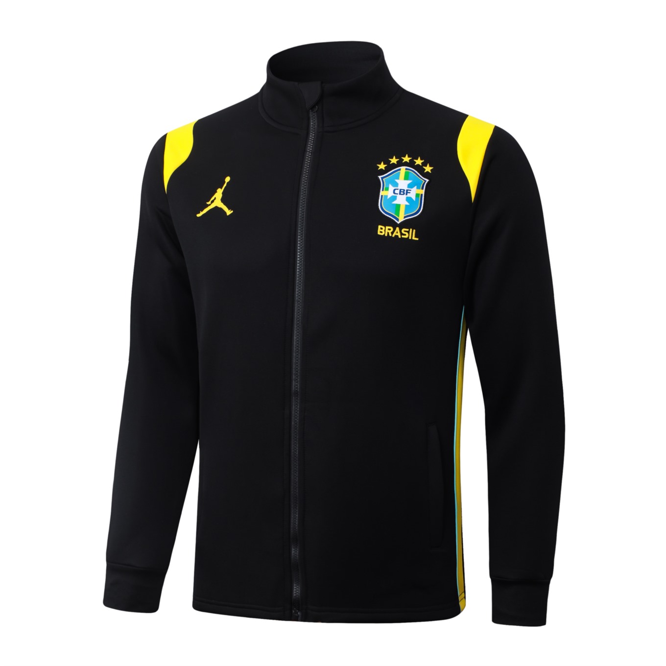 2026 Brazil Black Jacket Training Suit Set